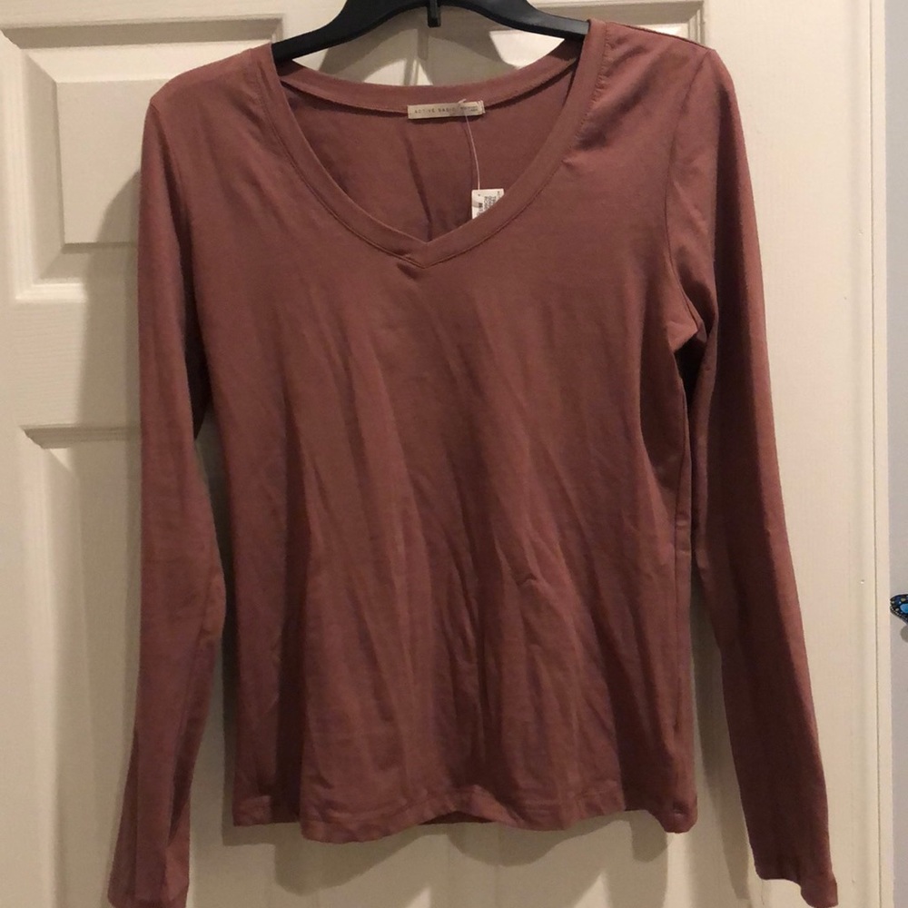 Pale Pink Long Sleeve Top